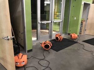 Drying Equipment At A Commercial Property Site