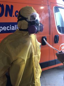 Fire Damage Technician at 911 Restoration of Reno Headquarters