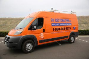 Fire Damage Restoration Vehicle